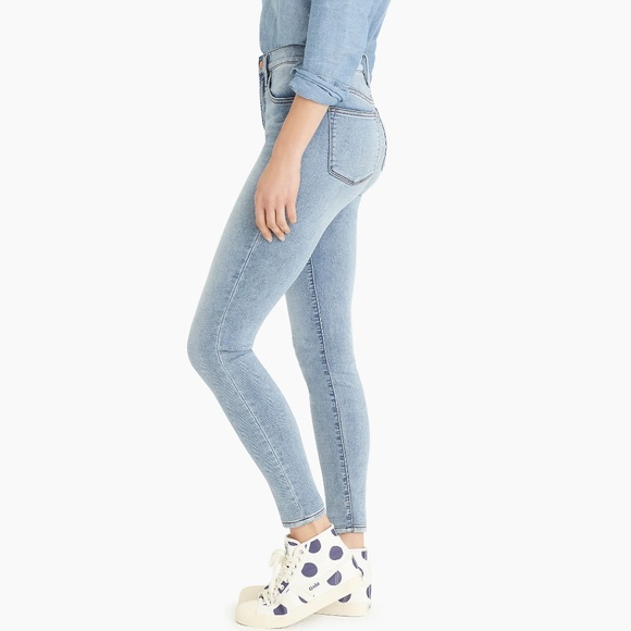 NWOT J.Crew Tall 9 high-rise jeggings in azure wash - Picture 4 of 5